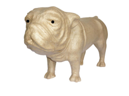  Bulldog Decopatch  z papieru mache 22,5 x 8,5 x 11 cm